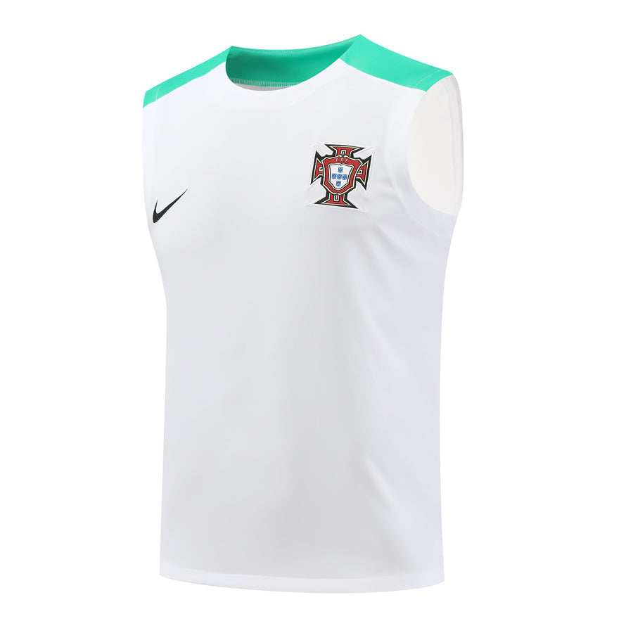 Camiseta Portugal entrenamiento blanca 2024/25 regata