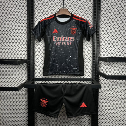 Conjunto infantil alternativo 2024/25 negro