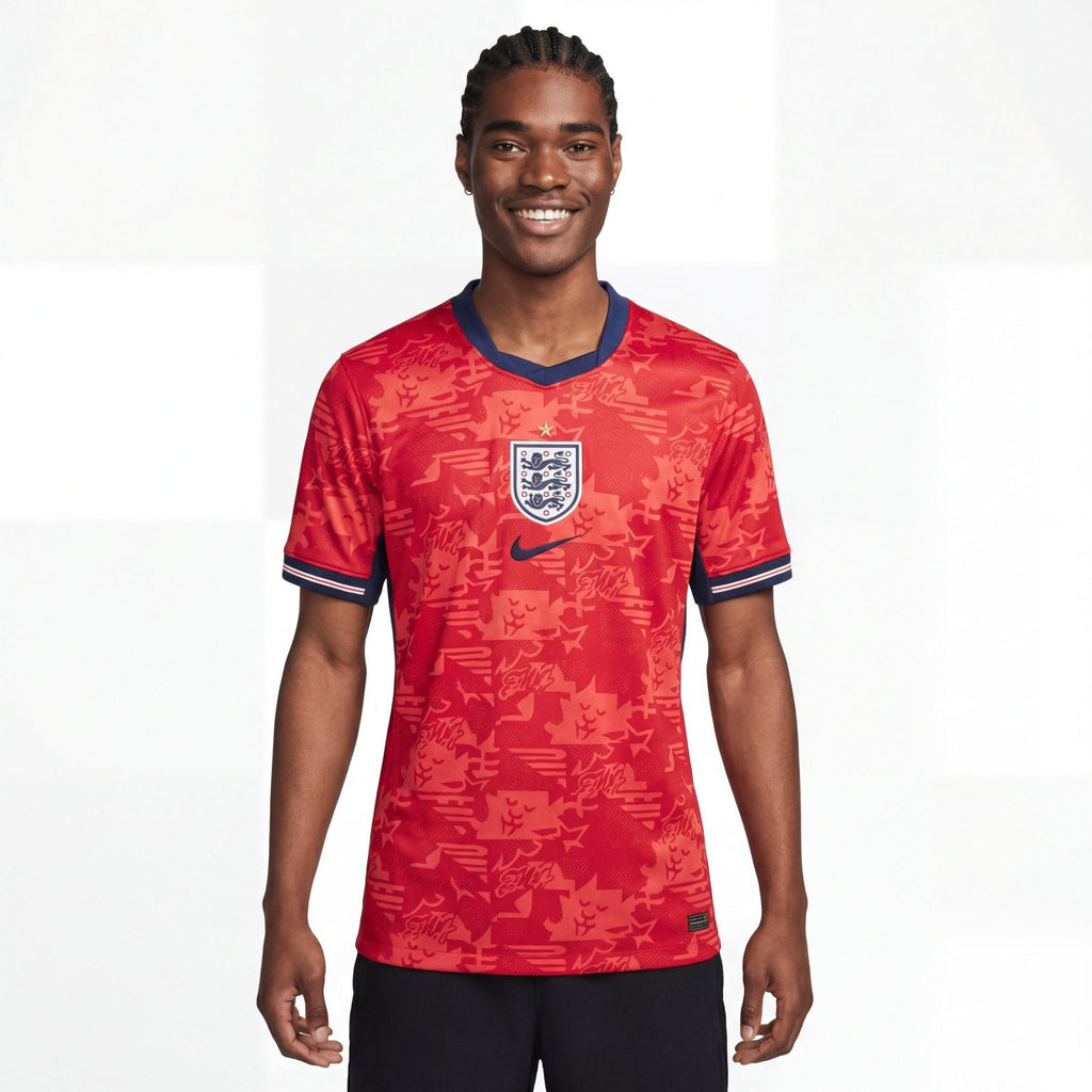 Camiseta Selección de Inglaterra alternativa roja - Copa del Mundo 2026