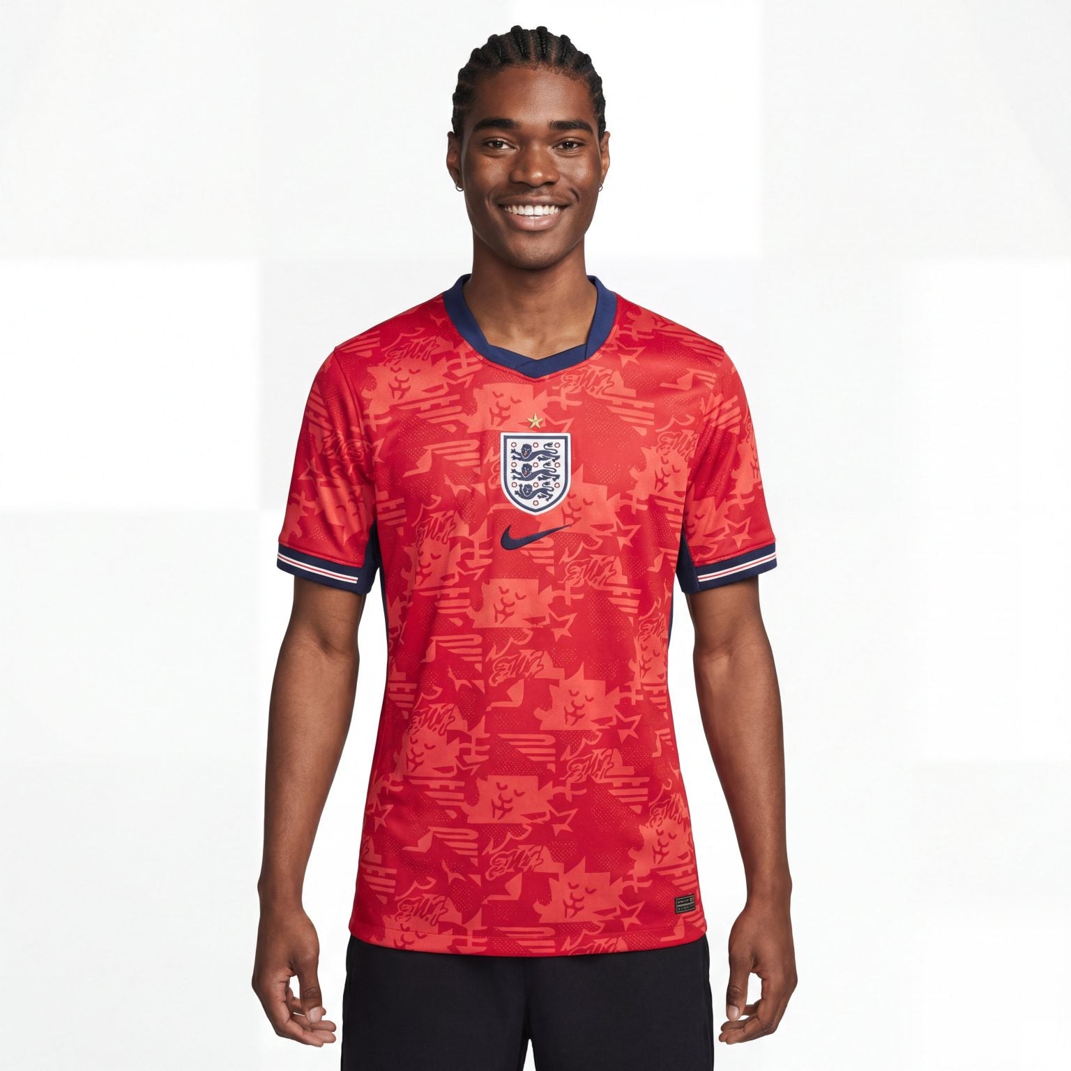 Camiseta Selección de Inglaterra alternativa roja - Copa del Mundo 2026