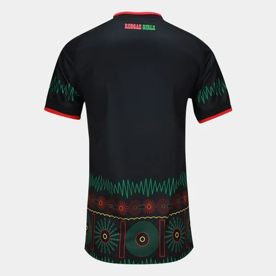 Camiseta Jamaica FEMENINA alternativa Copa del Mundo 2026 - negra