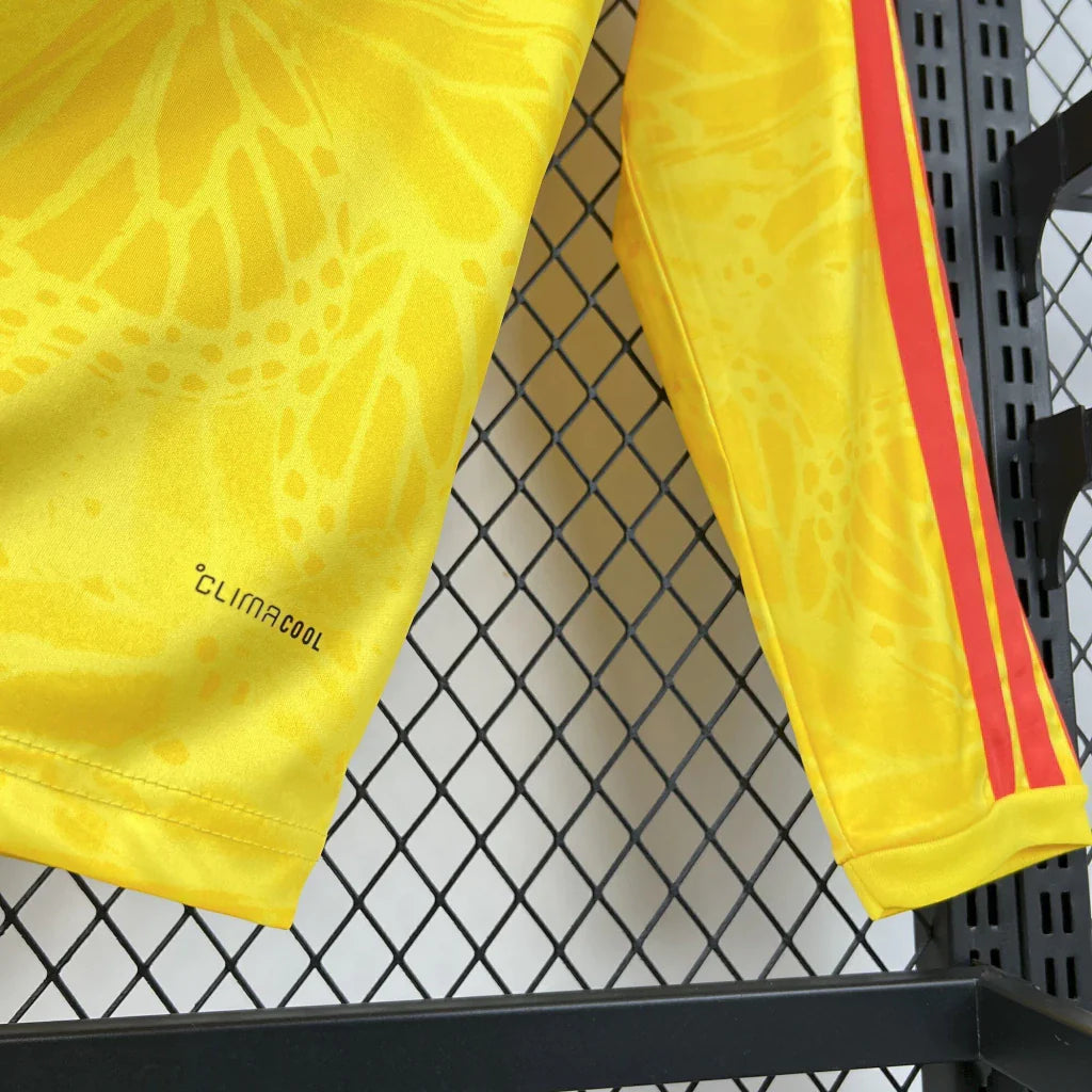 Camiseta Selección de Colombia  MANGA LARGA principal amarilla - Copa del Mundo 2026