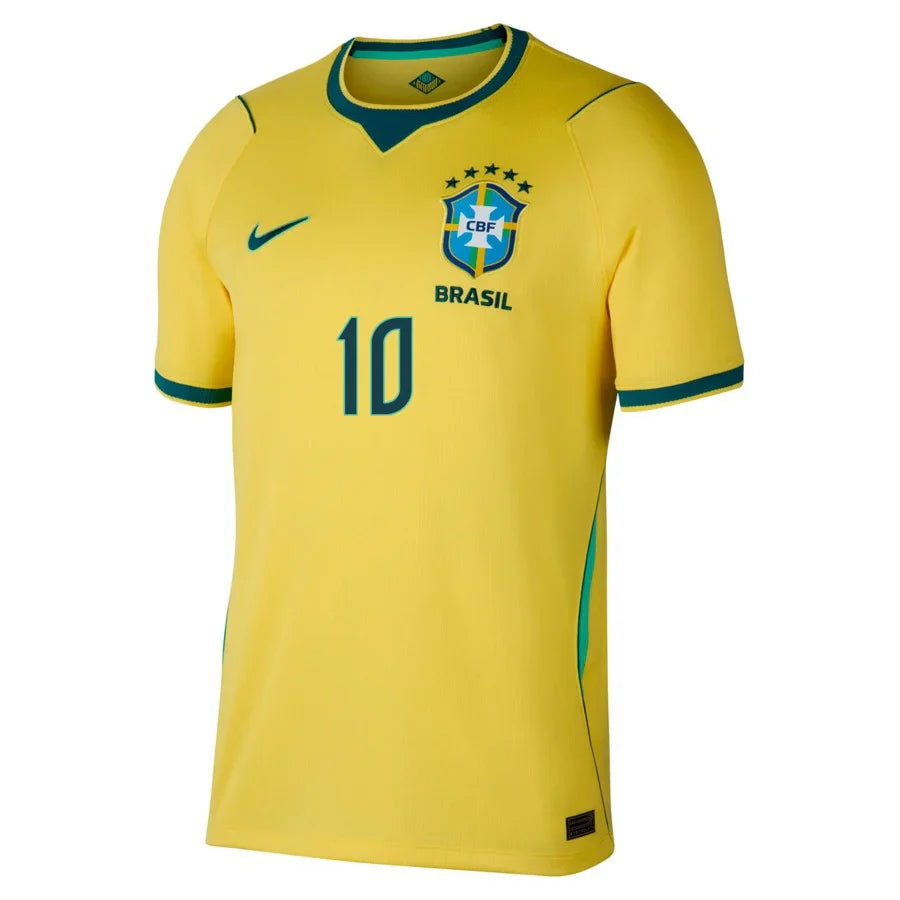 Camiseta Brasil principal NEYMAR JR 10 Copa del Mundo 2026 - amarilla