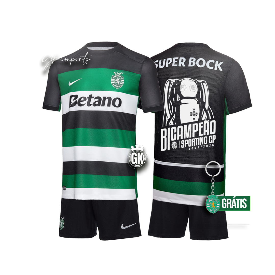 Conjunto infantil BICAMPEÓN principal 2024/25