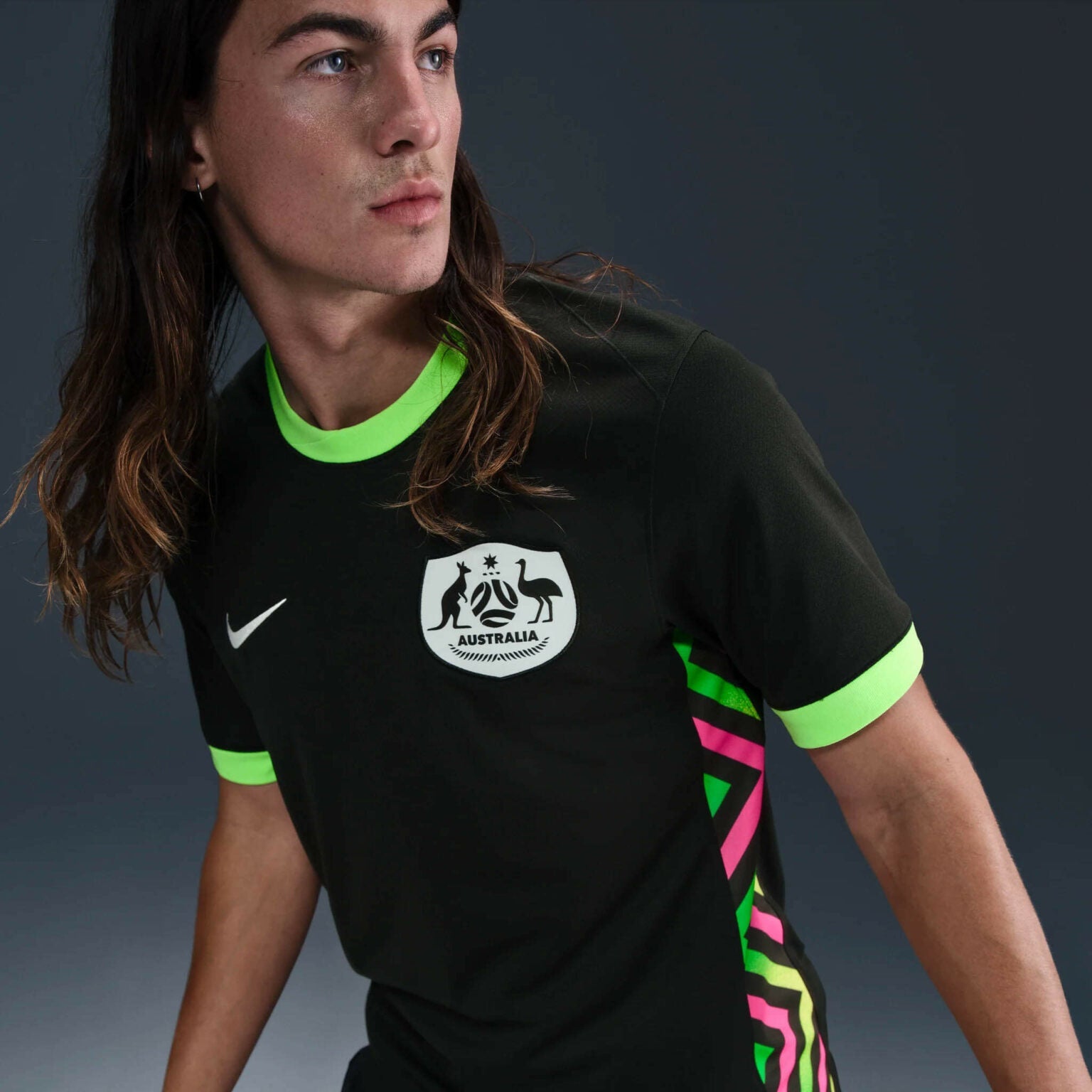 Camiseta Selección de Australia alternativa negra - Copa del Mundo 2026