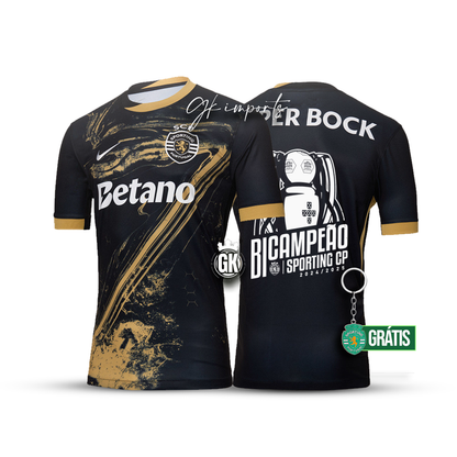 Camiseta BICAMPEÓN especial negra y dorada “7” Ronaldo tercera equipación 2024/25