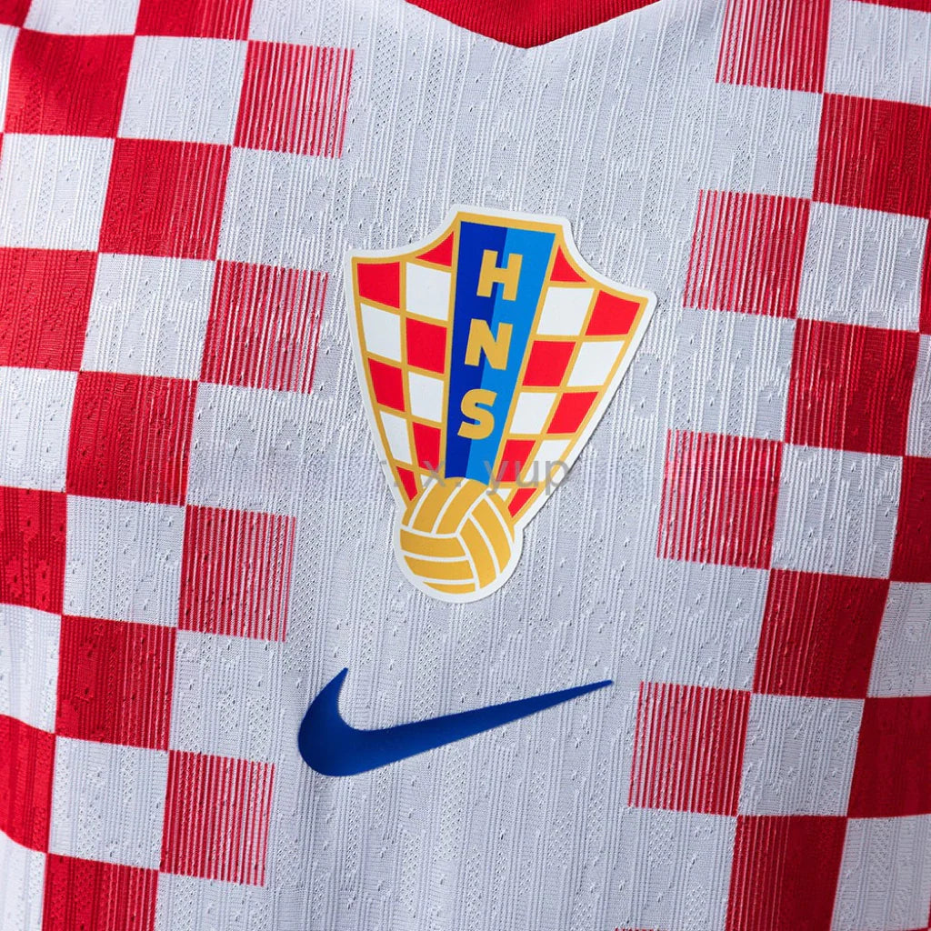 Camiseta Croacia principal copa del mundo 2026 blanca/roja - PLAYER
