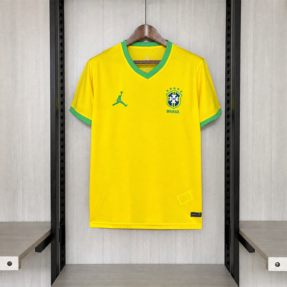 Camiseta Brasil Jhordan Amarilla 2026