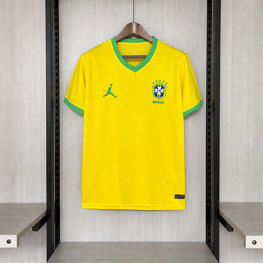 Camiseta Brasil Jhordan Amarilla 2026