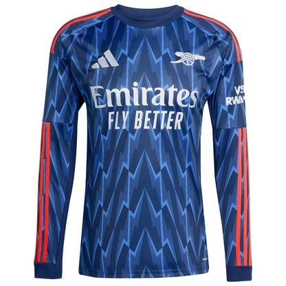 Camiseta MANGA LARGA alternativa azul 2025/26