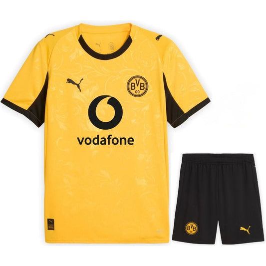 Conjunto Infantil Borussia Dortmund amarillo alternativa 2025/26