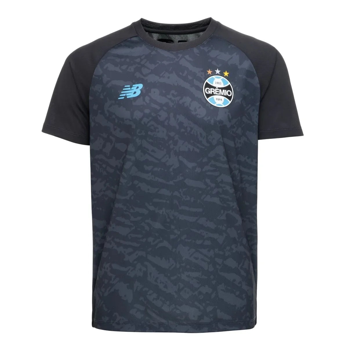 Camiseta Grêmio entrenamiento gris/negra 2026