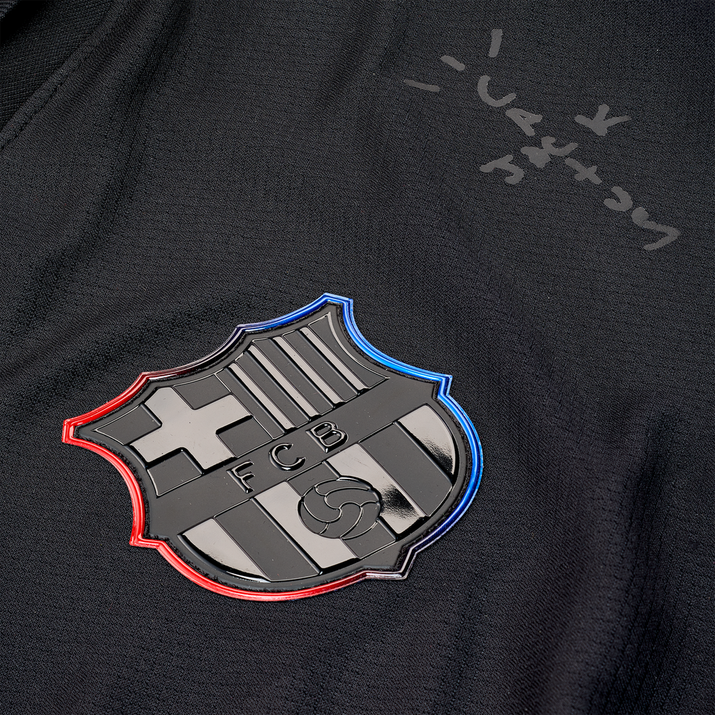 Camiseta Barcelona visitante 2024/25 - TRAVIS SCOTT negra