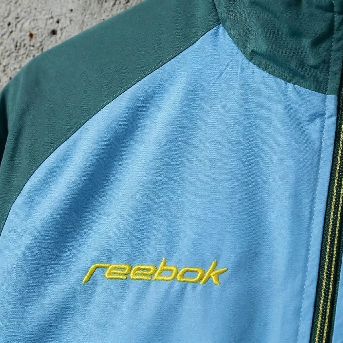 Chaqueta azul/verde león 2026/27 cierre completo - cortavientos