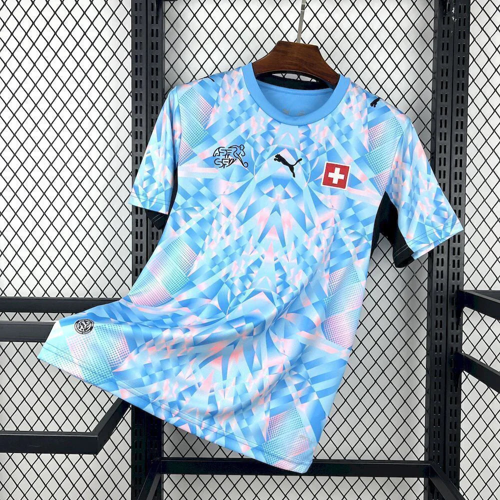 Camiseta Selección de Suiza alternativa azul - Copa del Mundo 2026