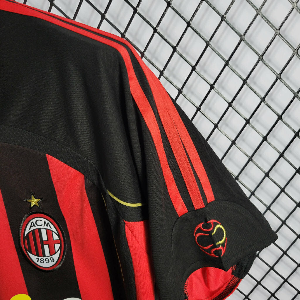 Camiseta AC Milan Retro 2006/07 - roja y negra