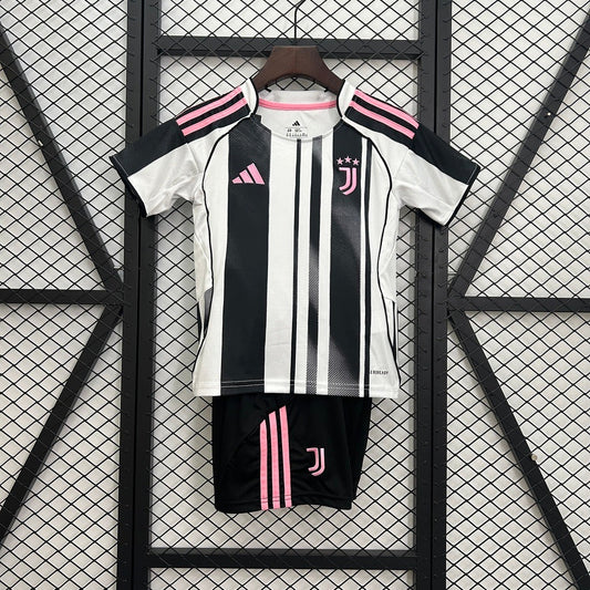 Conjunto Infantil Juventus local 2025/26