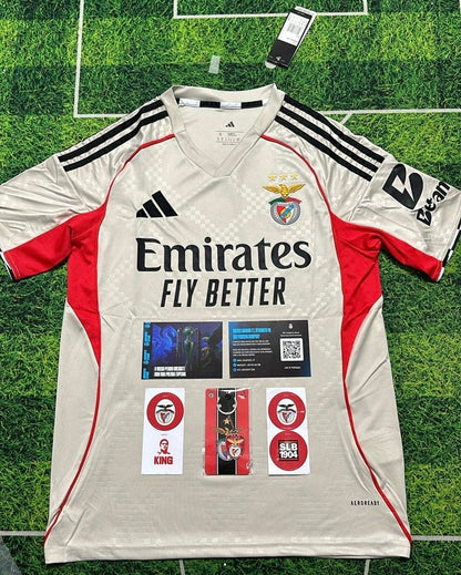 Camiseta alternativa SECUNDÁRIA bege 2025/26