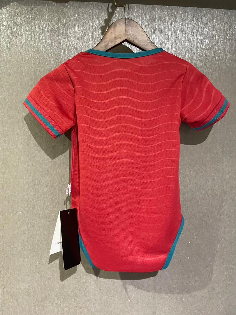 Body bebé Portugal roja  - Copa del Mundo 2026
