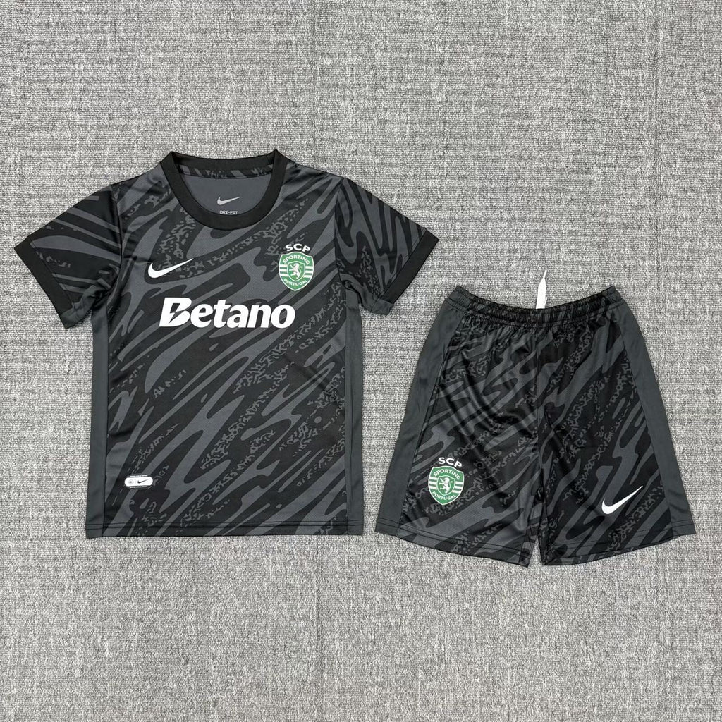 Conjunto infantil portero negro 2025/26