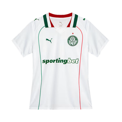 Camiseta Palmeiras Femenina blanca alternativa 2026/27