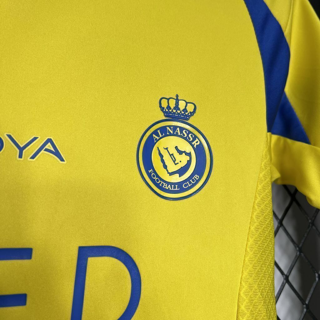 Conjunto infantil Al Nassr amarillo 24/25 home