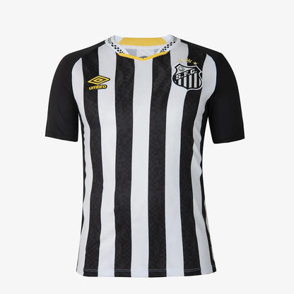 Camiseta Santos Away 2025/26 blanca/negro