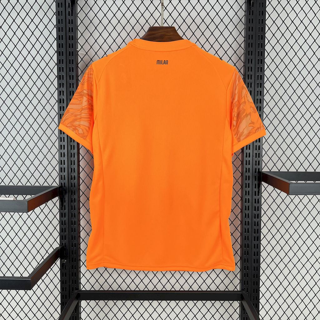 Camiseta Milan alternativa naranja 2025/26