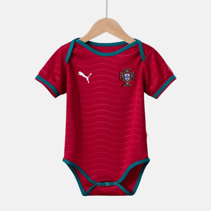 Body bebé Portugal roja  - Copa del Mundo 2026