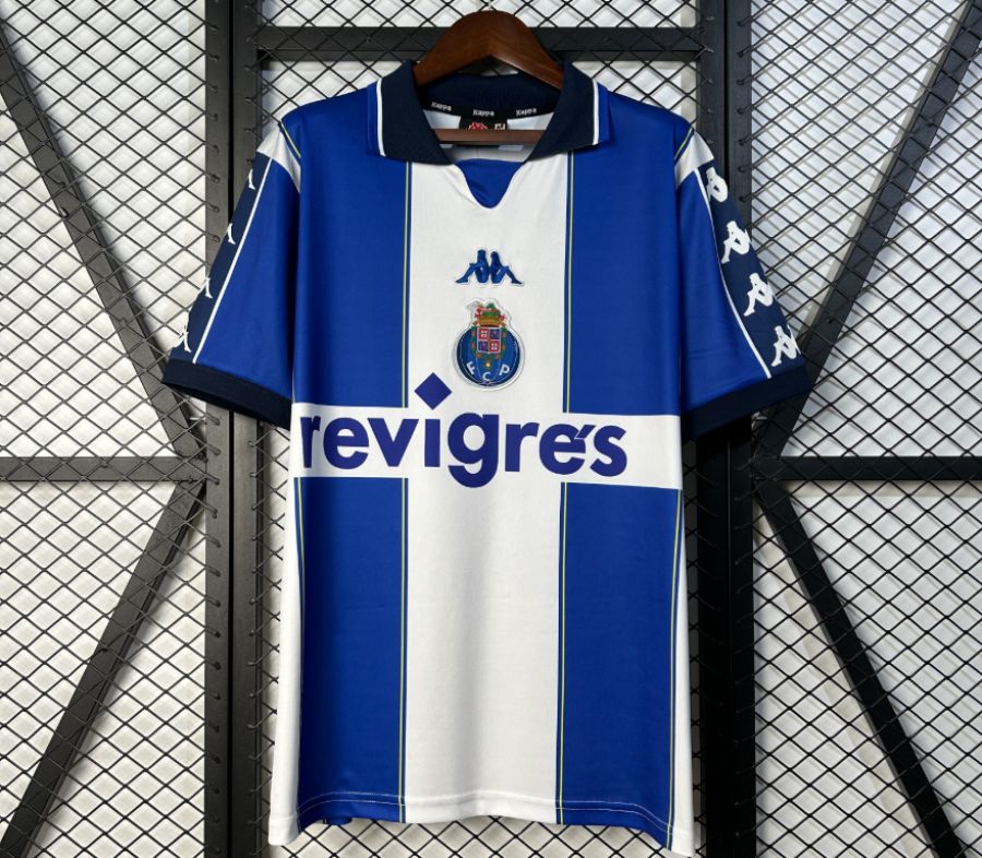 Camiseta retro 1999/00 - azul y blanca