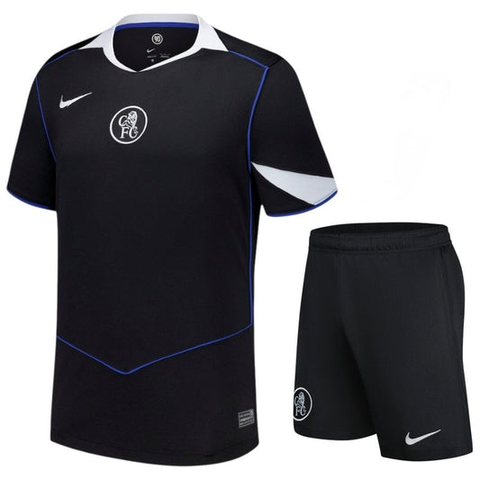 Conjunto Infantil Chelsea tercero TOTAL 90 2025/26 negro