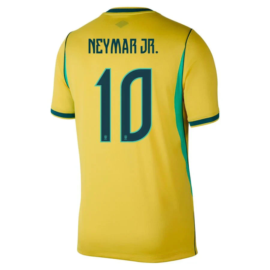 Camiseta Brasil principal NEYMAR JR 10 Copa del Mundo 2026 - amarilla