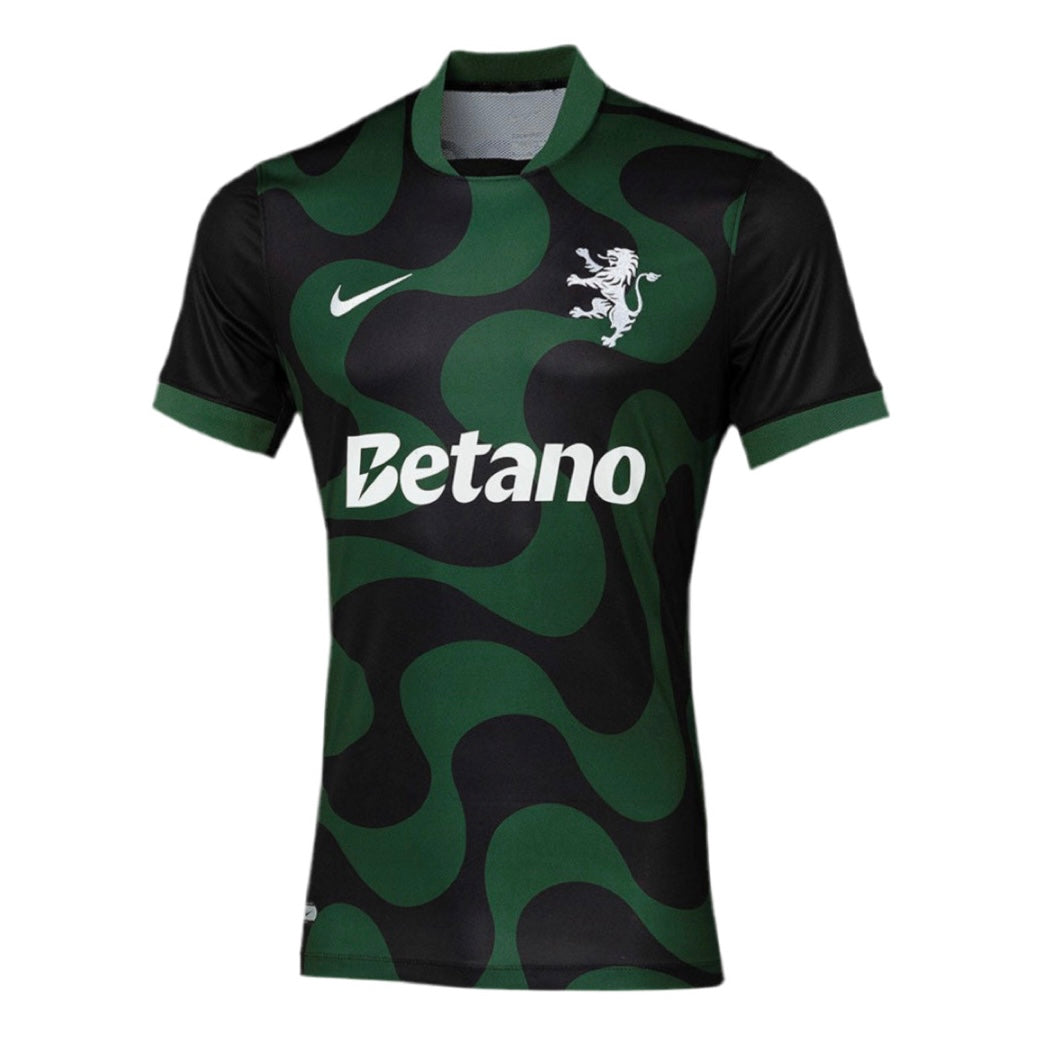 Camiseta alternativa 2025/26 negro y verde