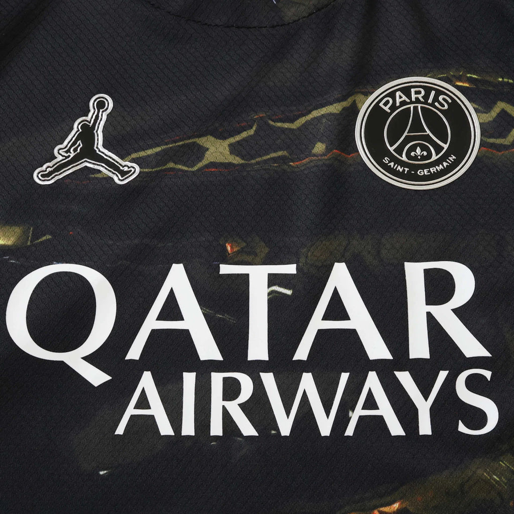 Conjunto Infantil PSG jordan 2026 Night Edition negra - LANZAMIENTO