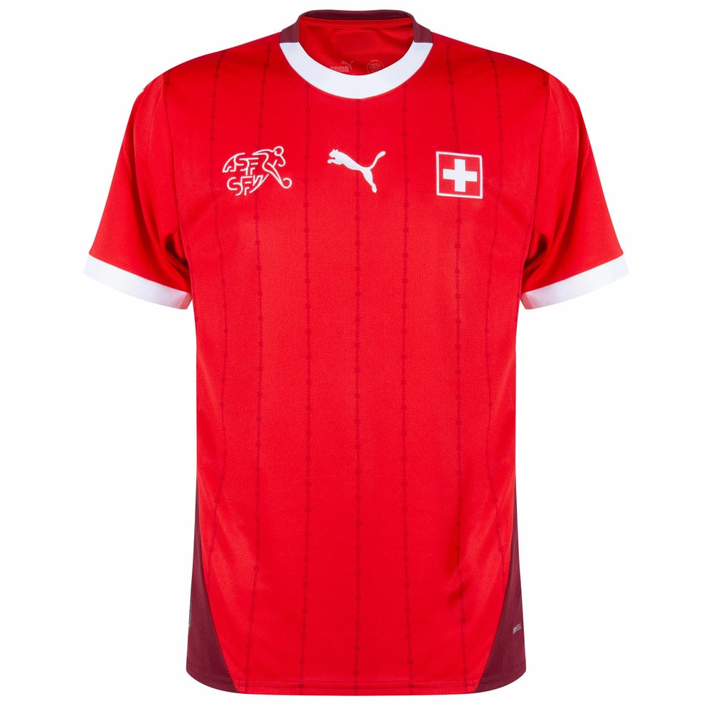 Camiseta Suiza roja local Euro 2024