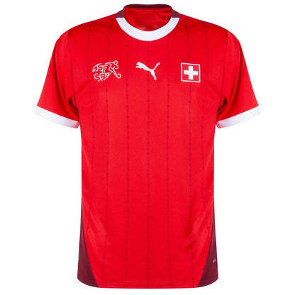 Camiseta SuÍça roja home Euro 2024