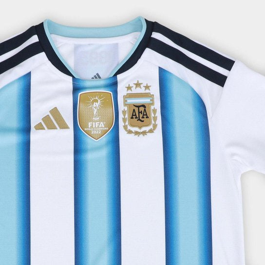 Camiseta FEMENINA Argentina principal azul y blanca - Copa del Mundo 2026