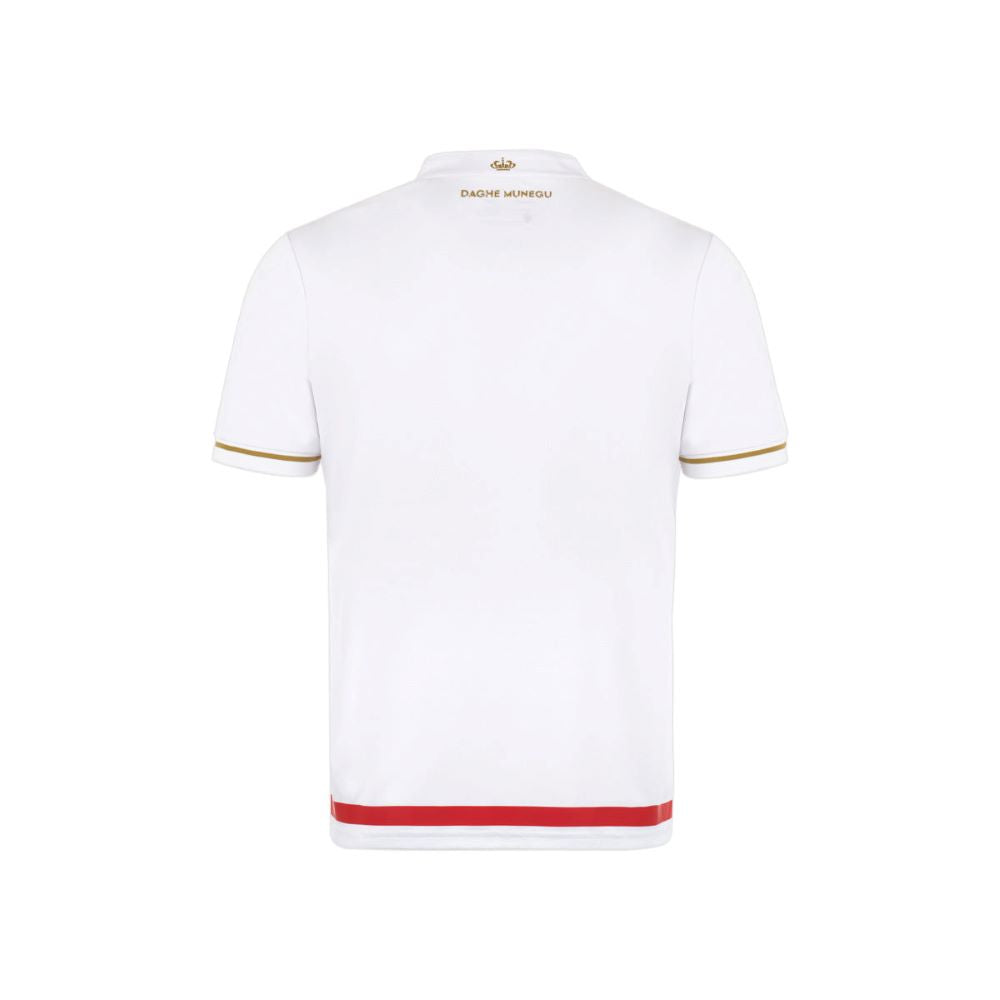 Camiseta AS Mônaco principal roja y blanca 2025/26