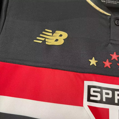Camiseta São Paulo alternativa negra  2025/26