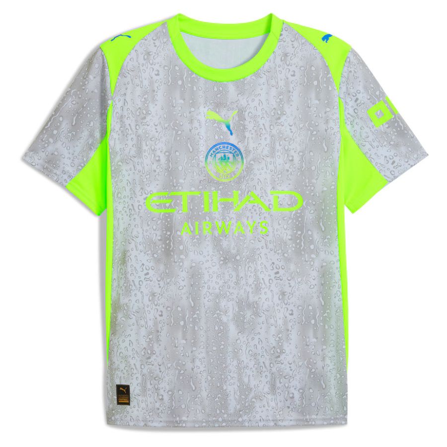 Camiseta Manchester City alternativa gris 2025/26