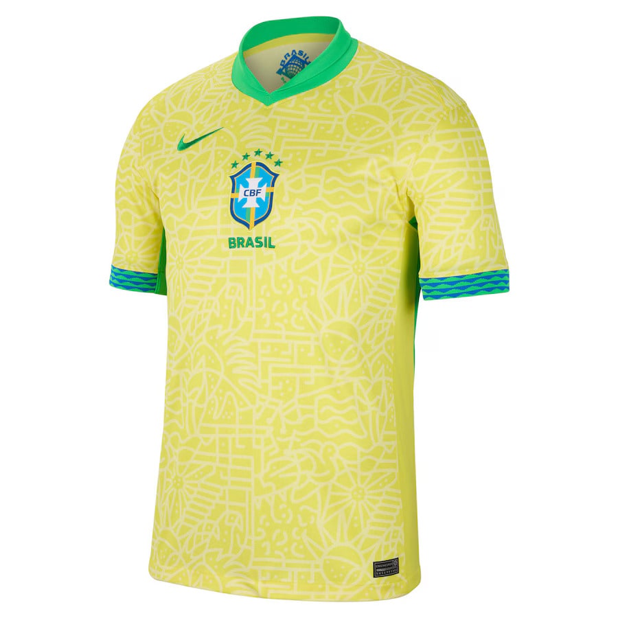 Camiseta Brasil Amarilla Local Copa del Mundo 2022