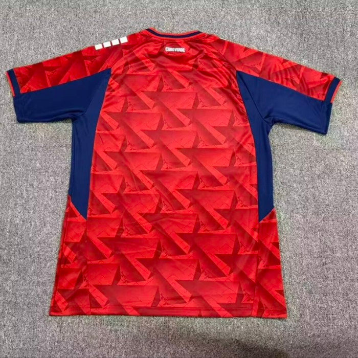 Camiseta Selección Cabo Verde alternativa roja - Copa del Mundo 2026