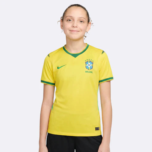 Conjunto Infantil Brasil principal Copa del Mundo 2026 - amarilla