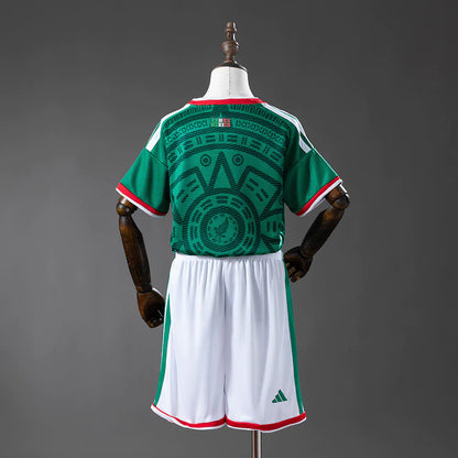 Conjunto infantil Selección México principal verde COPA DEL MUNDO 2026