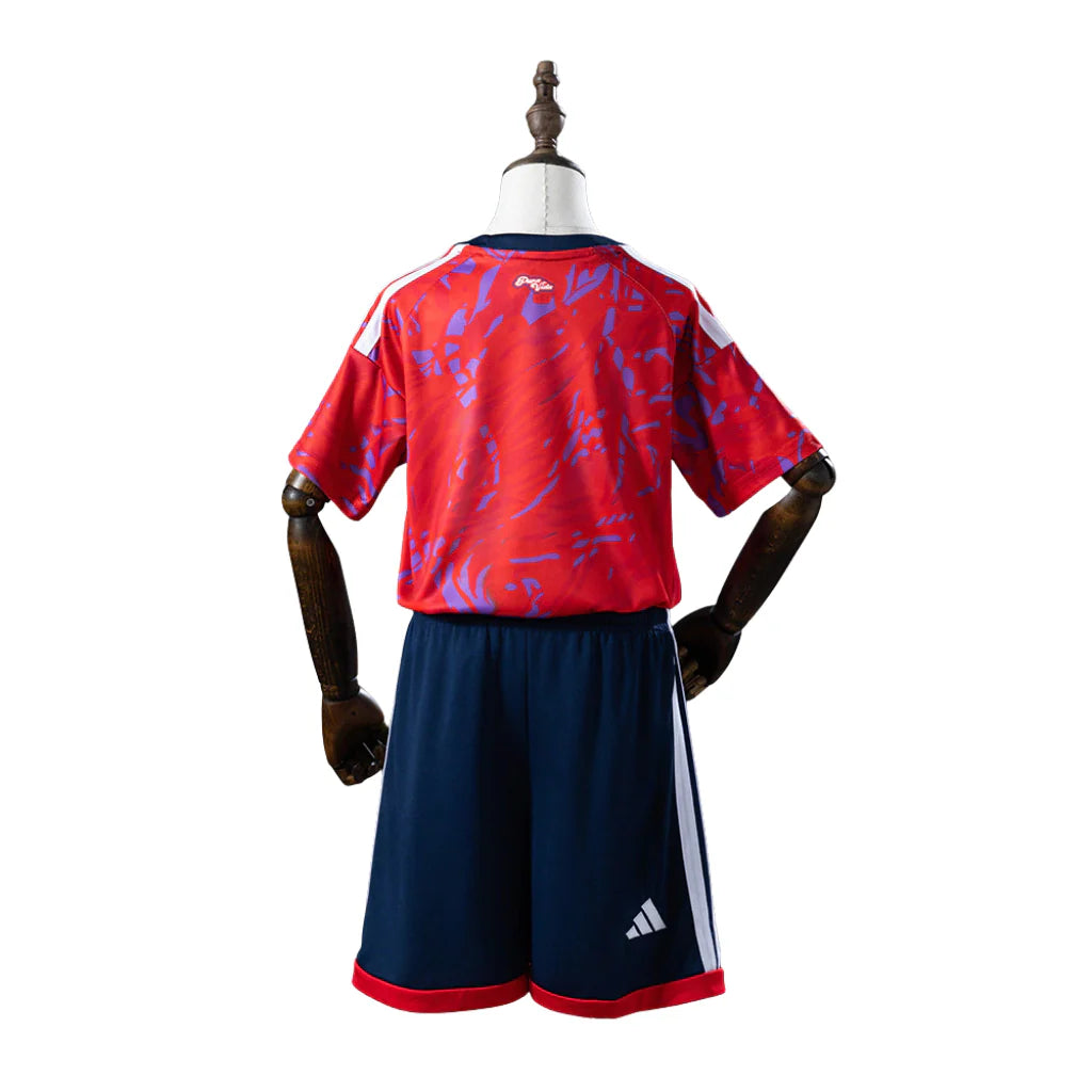 Conjunto infantil Selección Costa Rica principal roja COPA DEL MUNDO 2026