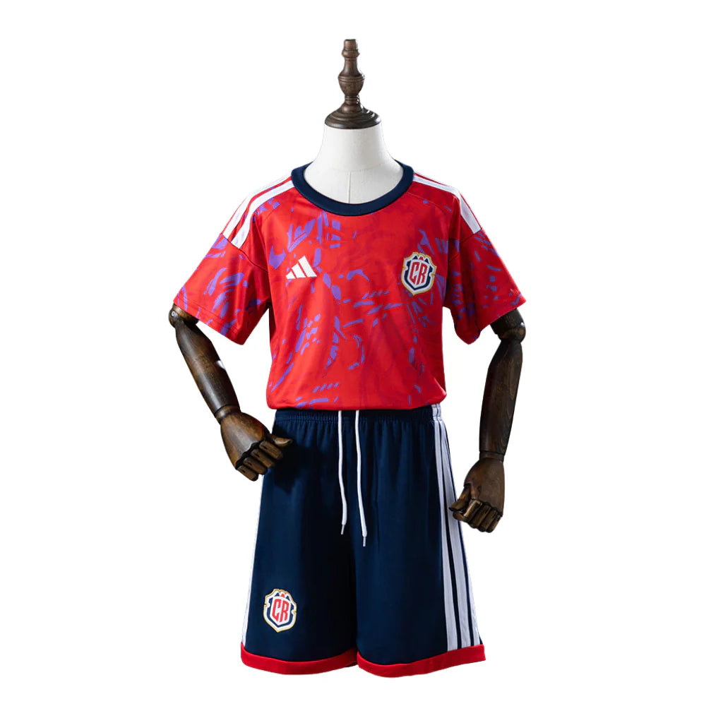 Conjunto infantil Selección Costa Rica principal roja COPA DEL MUNDO 2026