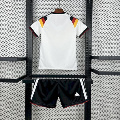Conjunto infantil Selección Alemania principal blanca COPA DEL MUNDO 2026