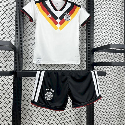 Conjunto infantil Selección Alemania principal blanca COPA DEL MUNDO 2026