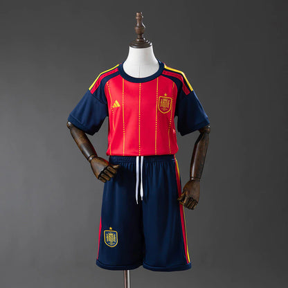 Conjunto infantil Selección España principal roja COPA DEL MUNDO 2026