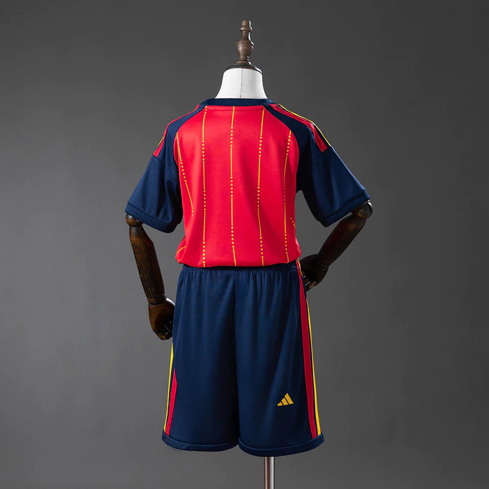 Conjunto infantil Selección España principal roja COPA DEL MUNDO 2026
